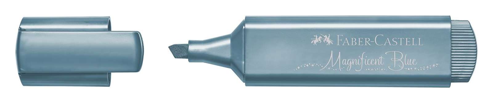 Evidenziatore Faber-Castell TL 46 - Blu Ghiaccio Metallizzato Con Effetto Glitter - Foto 11