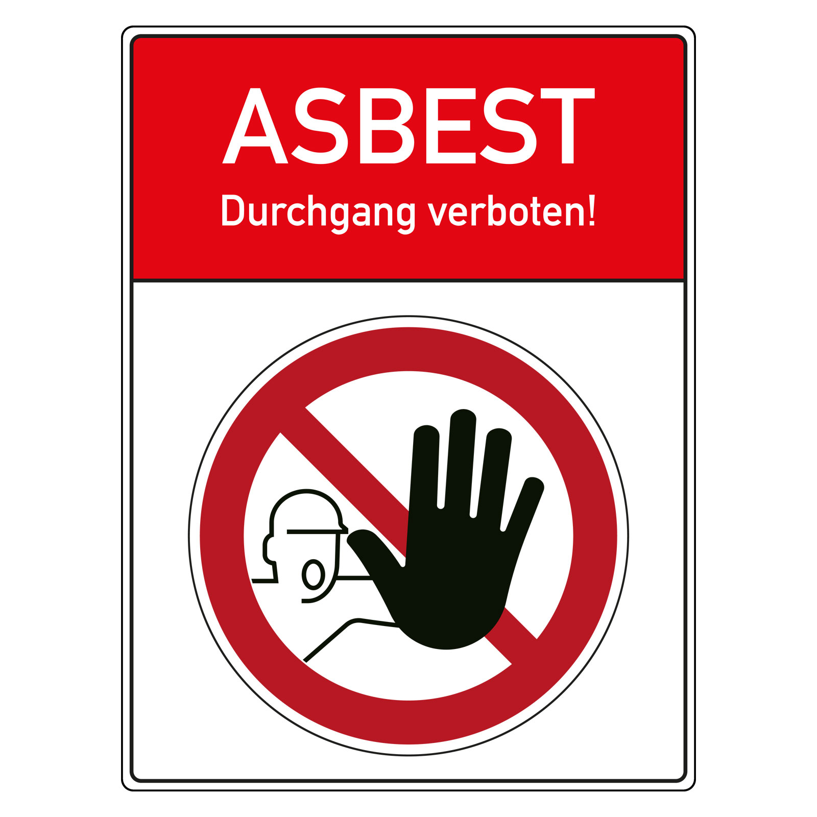VSafety Floor 5 cartello – 200 x 300 mm – 1 mm in plastica rigida