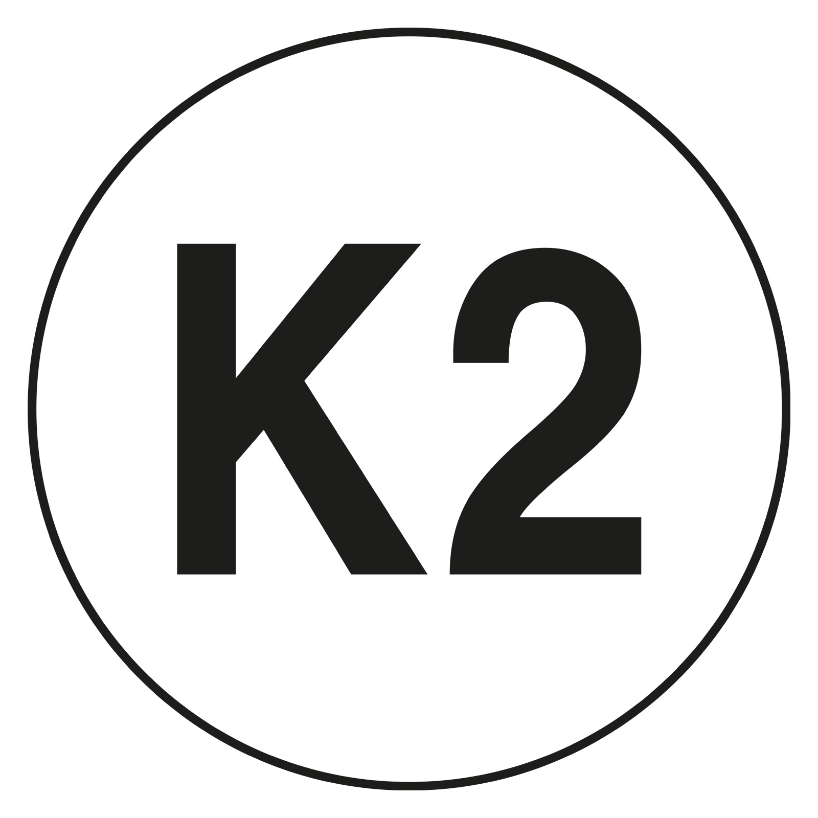 Leiterkennzeichnung K2 in verschiedenen Ausführungen