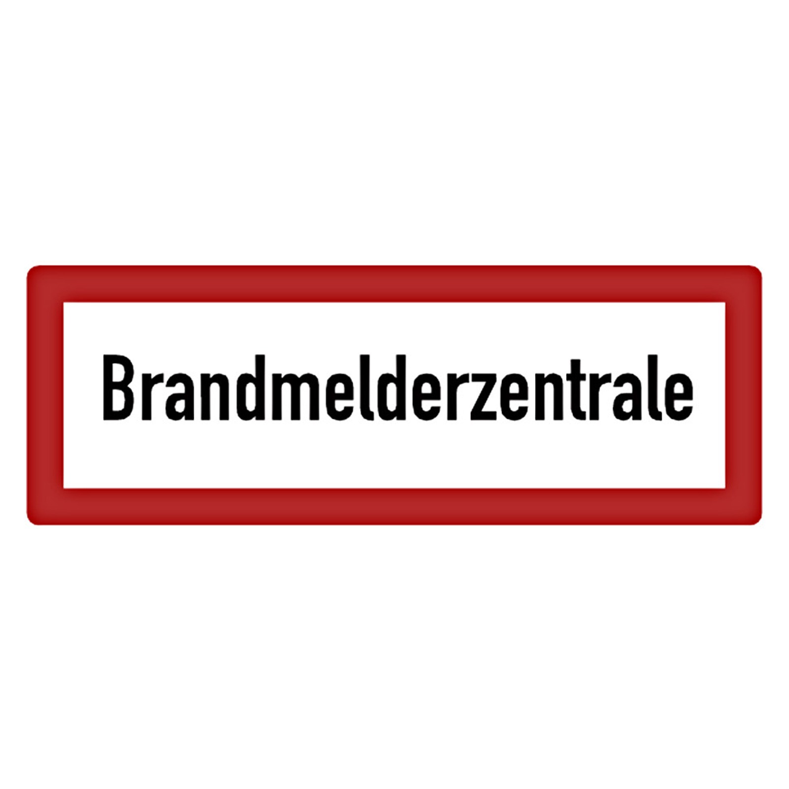 LEMAX Aufkleber „Brandmelderzentrale“ Nach DIN 4066 – Selbstklebend & Witterungsbeständig | Feuerwehrschild Folie