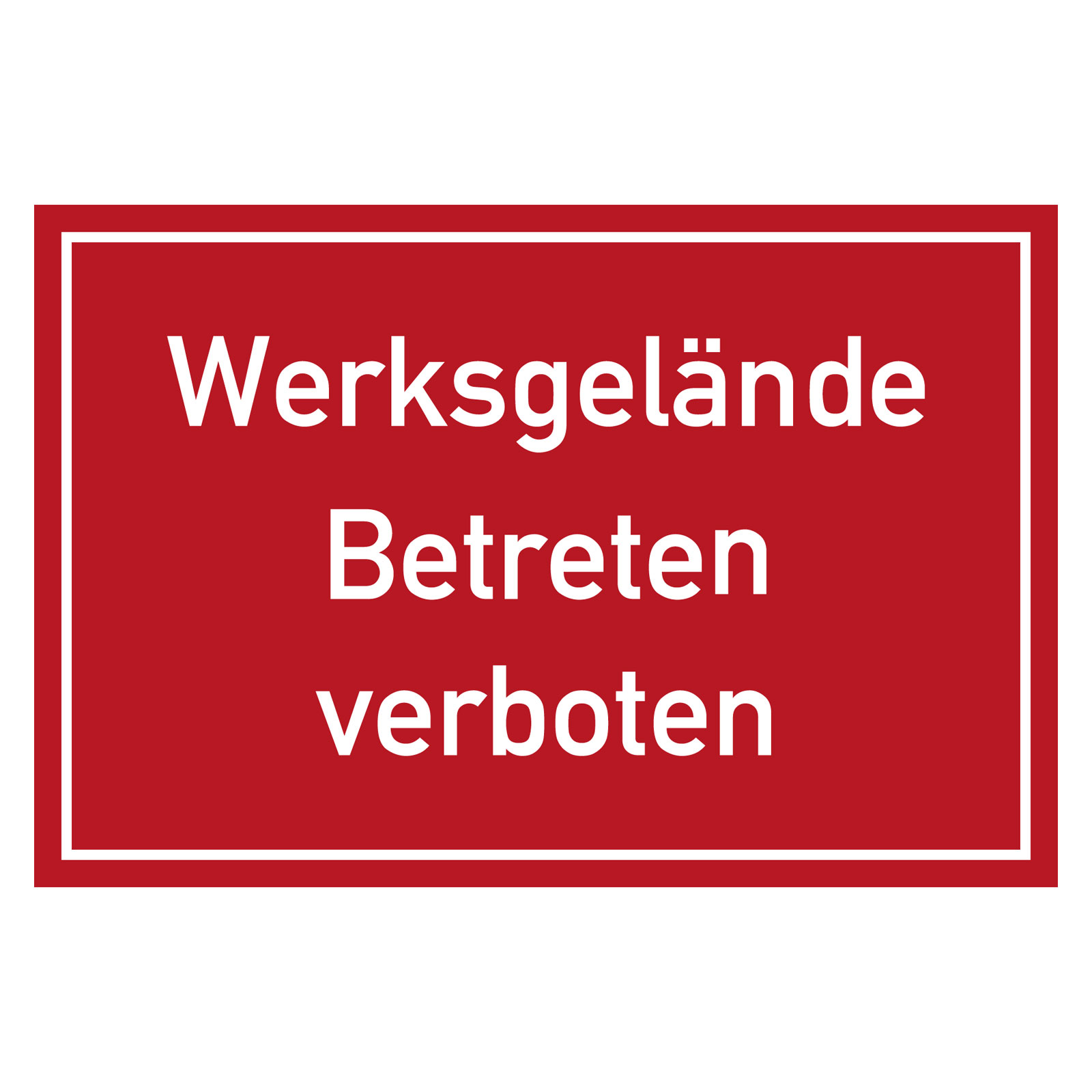 Panneau Propriété Privée 'Betreten Verboten' - Aluminium Dibond 200x300mm - Résistant Aux Intempéries
