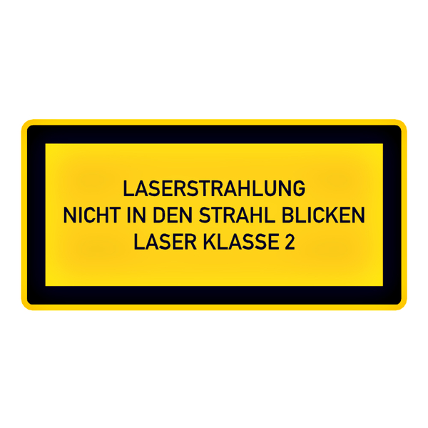 Laser Warnung Warnung vor Laserstrahl Alu oder Folie Warnschild 