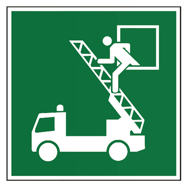 Erste-Hilfe-Rettungszeichen, Nasenschild, grün/weiß, Kunststoff, 20 x 20 cm