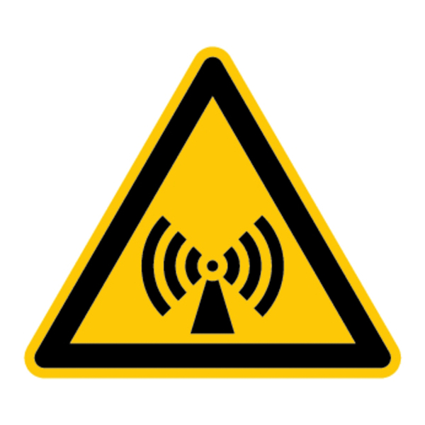  Warnung  vor elektromagnetischen Feldern ISO 7010 W005 ab 