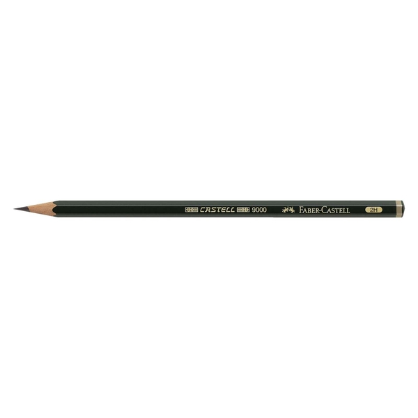 FABER-CASTELL Bleistift CASTELL 9000, Härtegrad: 2H