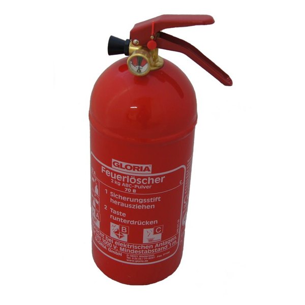 Feuerlöscher 2kg inkl. KFZ-Halter - Aufkleber-Shop