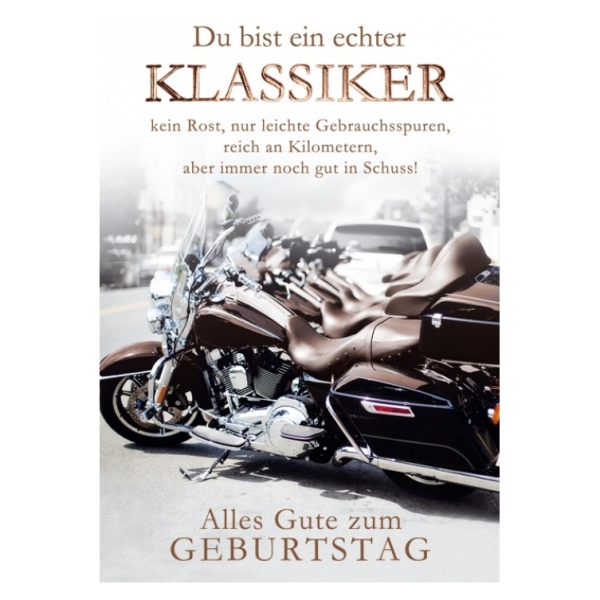 Geburtstagskarte Motorrad Inkl Umschlag 51 1875 4 61