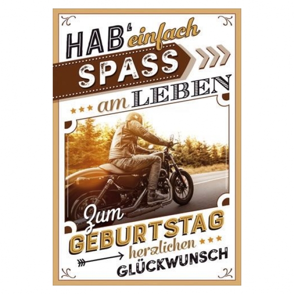 Geburtstagskarte Motorrad Inkl Umschlag 51 8446 1 27
