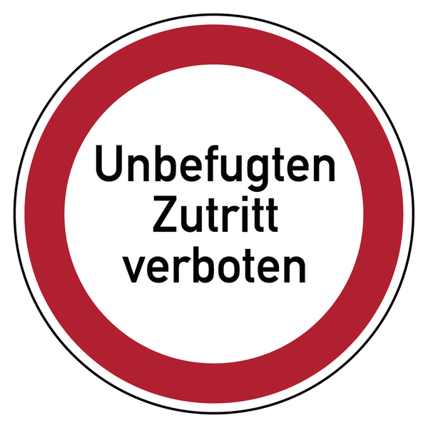 Kein Verbot für Schwarz/Weiss/Rot - Aufkleber 