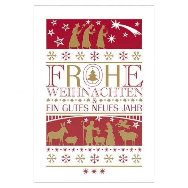 Franz Weigert Grußkarte - Weihnachts- und Neujahrswünsche christlich, 2