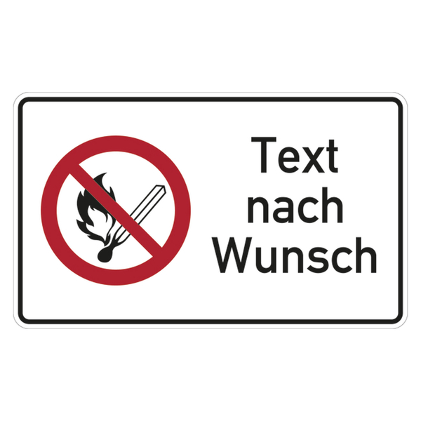 Vsafety Rauchverbotsschild 'Thank You Für Nicht Rauchen' – Selbstklebend, 300x100 Mm, Schwarz/rot, Nach EN ISO 7010