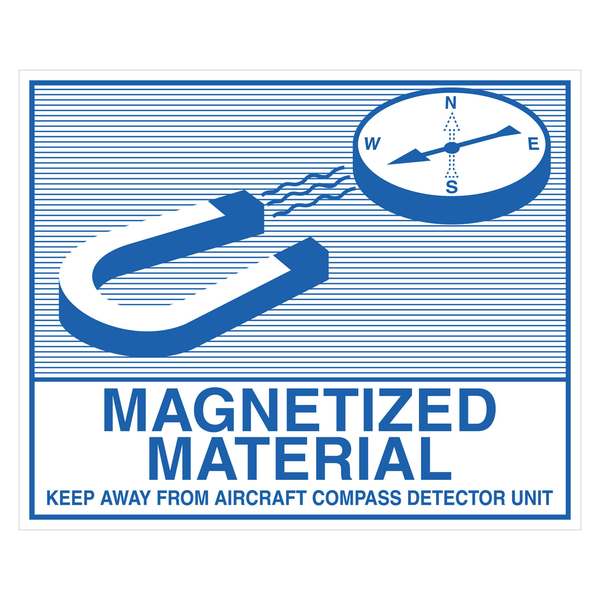 Luftfrachtaufkleber Magnetized Material - Aufkleber-Shop