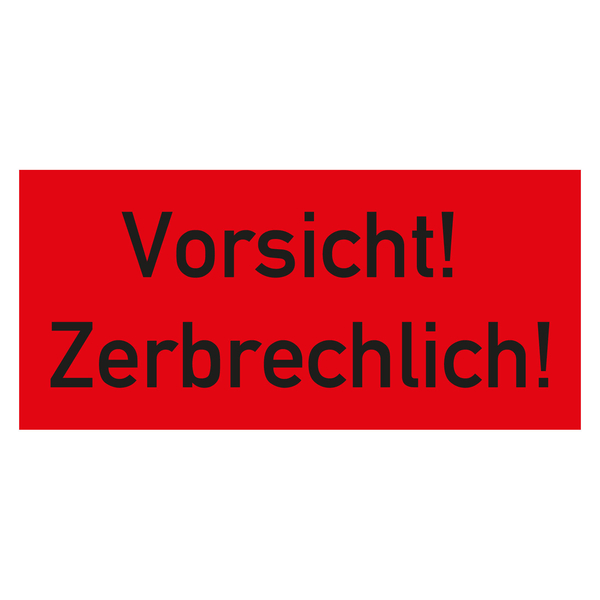 Vorsicht zerbrechlich - Aufkleber Sticker' Sticker