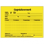 20 Blöcke Gesprächsvermerke + 10-er Pack Fineliner