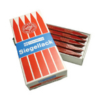 Siegellack zinnoberrot Pack á 10 Stangen