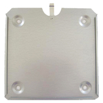 Halter für Gefahrgutschilder Stahlblech verzinkt für Gefahrzettel 250 x 250 mm