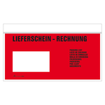 Begleitpapiertasche DIN Lang mit Lieferschein Rechnung Packliste