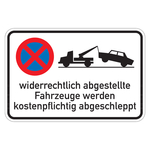 Schild Parkplatz, Behindertenparkplatz, Falschparker 3 mm Alu-Verbund, 8,99  €