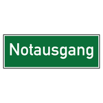 Rettungszeichen Notausgang