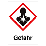 GHS-Symbol Gesundheitsschädlich - Gefahr