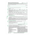 10er Pack Einheits-Mietvertrag 4 Seiten DIN A4 mit Wohnungsgeberbescheinigung