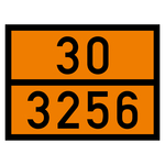 Warntafel 30 3256, orange, 400 x 300 mm in verschiedenen Materialien