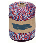 Urkunden-Heftgarn in blau / wei&szlig; / rot