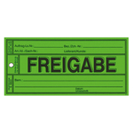 Anhänge-Etiketten Freigabe, Grün, Karton, 150 x 70 mm, Rechteckig, 500 Stück/Pack
