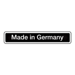 Produktkennzeichen Made in Germany, Schwarz, Folie, 74 x 13 mm, 100 Stück/Rolle