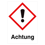 GHS-Symbol GHS07 Ausrufezeichen - Achtung 26 x 37 mm 100er Rolle
