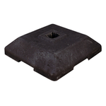 Fu&szlig;platte 400 x 400 mm Schilderfu&szlig; recycelbarer Kunststoff 