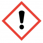 GHS-Symbol 07 Ausrufezeichen - Achtung 50 mm x 50 mm 500er Rolle