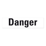 GHS Signalwort "Danger" Aufkleber Folie 74 x 18 mm 20 Stück/Bogen