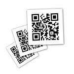 QR Code Aufkleber