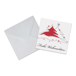 Geschenkkarte mit Umschlag "Frohe Weihnachten" Tannenbaum
