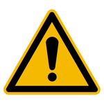 Warnzeichen Allgemeines Warnzeichen DIN EN ISO 7010 W001