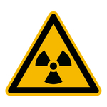 5x 10cm WZ-27 Warnzeichen vor nicht ionisierende elektrische Strahlung Aufkleber 