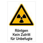 Strahlenschutzkennzeichnung nach DIN 25430