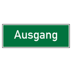 Rettungszeichen Ausgang