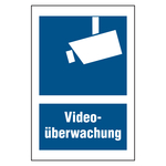 Hinweisschild / Kombischild "Videoüberwachung"