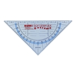 KUM® Geometrie-Dreieck ohne Griff KUM SOFTIE®FLEX 160 mm