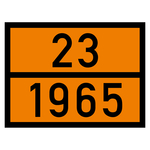 Warntafel 23 1965, orange, Stahlblech reflektierend ohne Halter, 400 x 300 mm