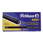 Pelikan Tintenpatrone 4001® GTP/5 - brillant-rot, 5 Patronen