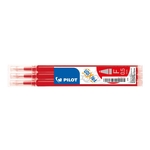 Pilot Tintenrollermine, für Frixion 2275, BLS-FR5-R-S3, 0,3 mm, rot, 3St im Etui