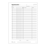 RNK Verlag Tagelohnzettel - Block, 3 x 50 Blatt, DIN A4, mit Durchschreibepapier