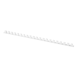 Q-Connect Plastik-Binderücken, 8 mm, für 45 Blatt, weiß, 100 Stück