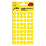Avery Zweckform® 3144 Markierungspunkte - Ø 12 mm, 5 Blatt/270 Etiketten, gelb