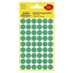 Avery Zweckform® 3143 Markierungspunkte - Ø 12 mm, 5 Blatt/270 Etiketten, grün