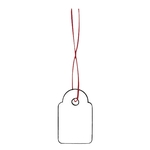 Herma 6902 Hängeetiketten - 15x24 mm, mit rotem Faden, 1000 Stück