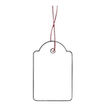 Herma 6915 Hängeetiketten - 25x38 mm, mit rotem Faden, 1000 Stück